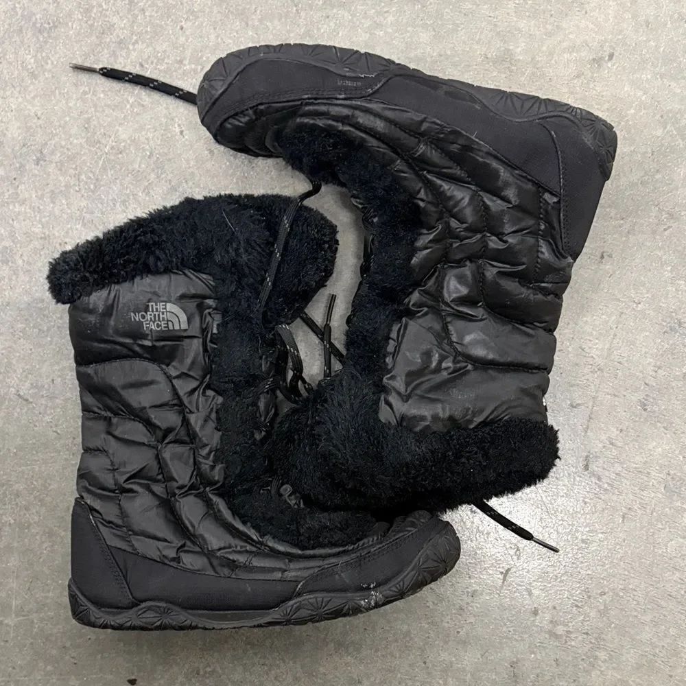 The North Face Quilted Black Boots